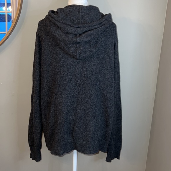 Patagonia Mens Gray Recycled Cashmere Sweater Hoodie Size L - Picture 7 of 13